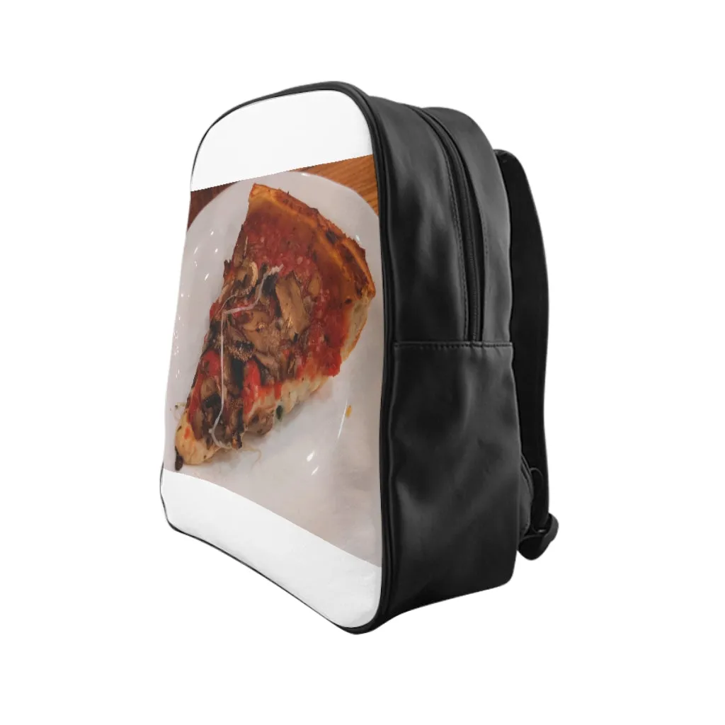 Pizza on Plate School Backpack