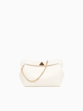 Riley Clutch Sugar White