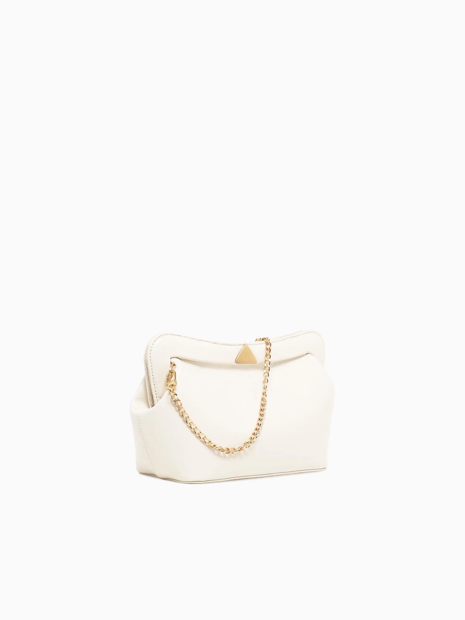 Riley Clutch Sugar White