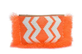 Rosa Orange Clutch