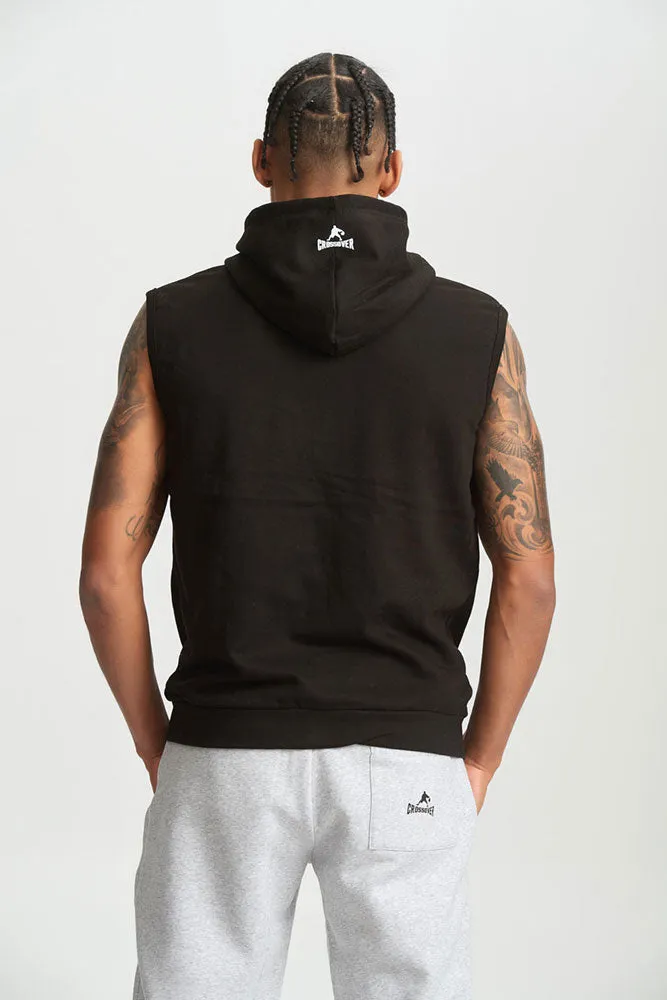 Sleeveless Zip Hoodie