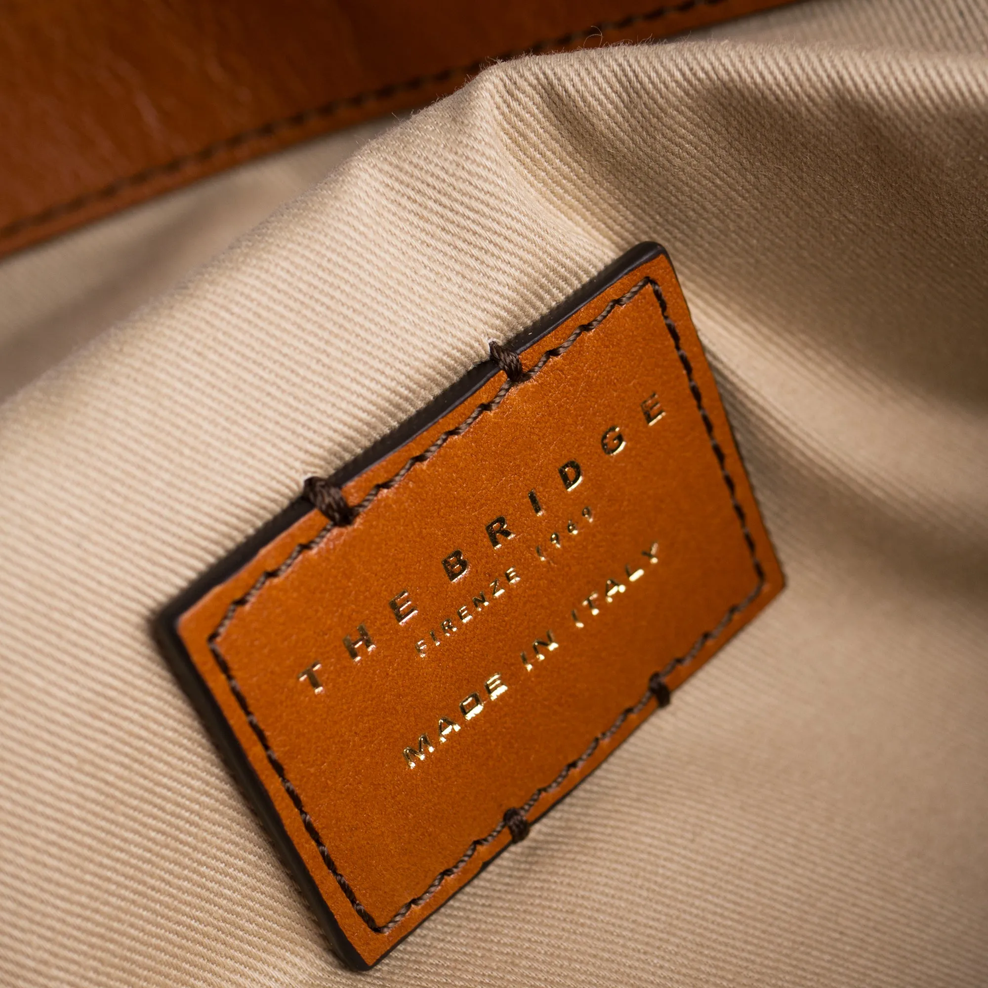 Slouch Briefcase Tan