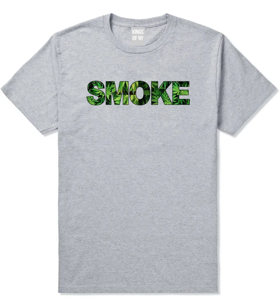 Smoke Weed Marijuana Print T-Shirt