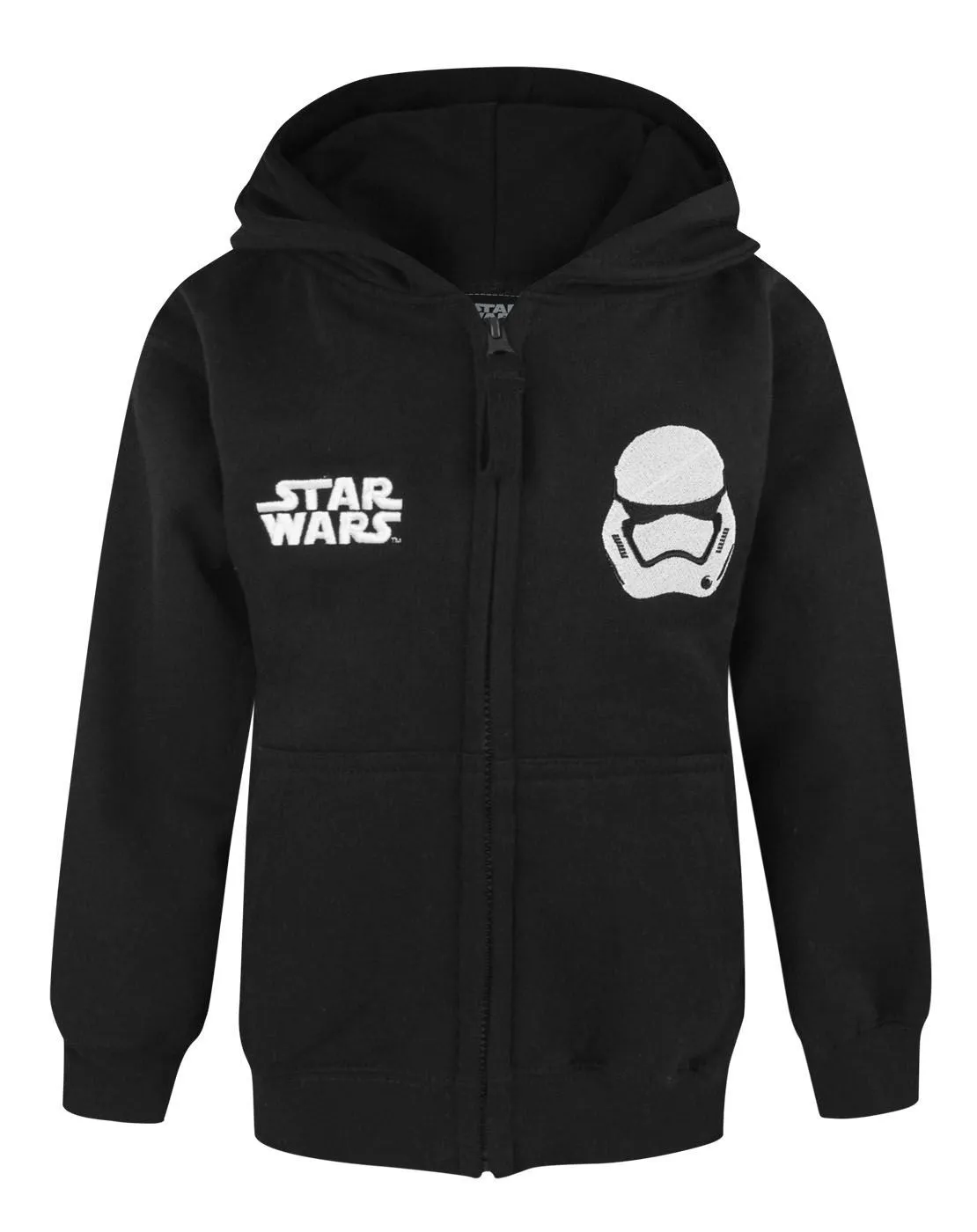 Star Wars Force Awakens First Order Stormtrooper Boy's Zip Up Hoodie