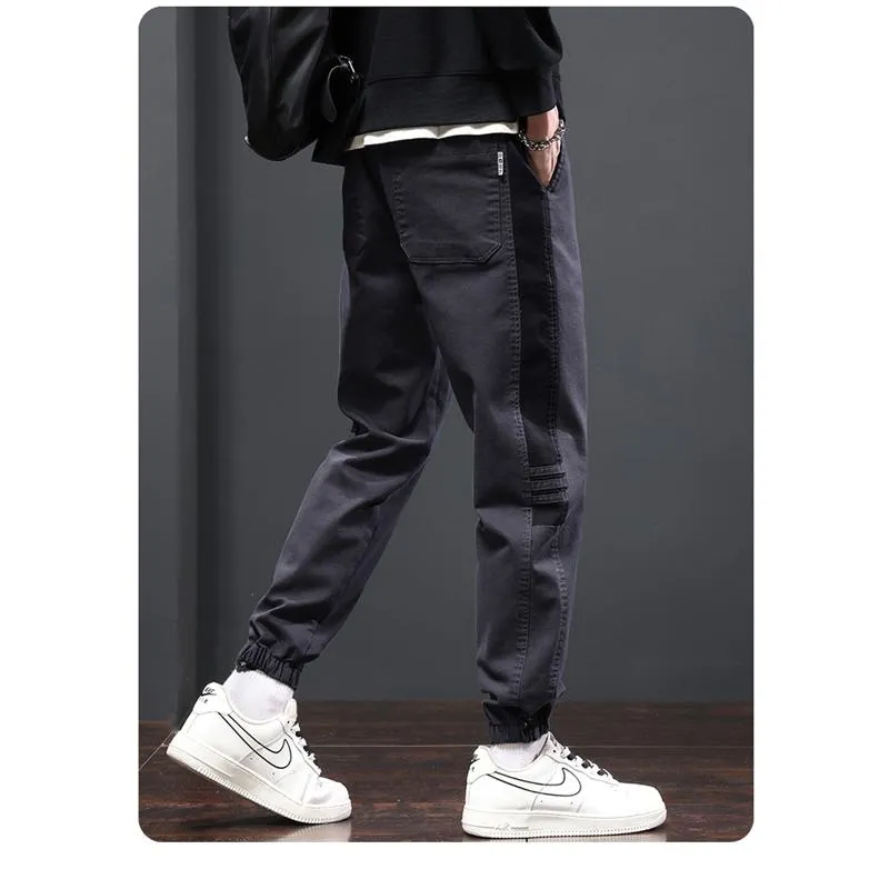 Tapered Loose Fit Slant Pocket Chic Pants