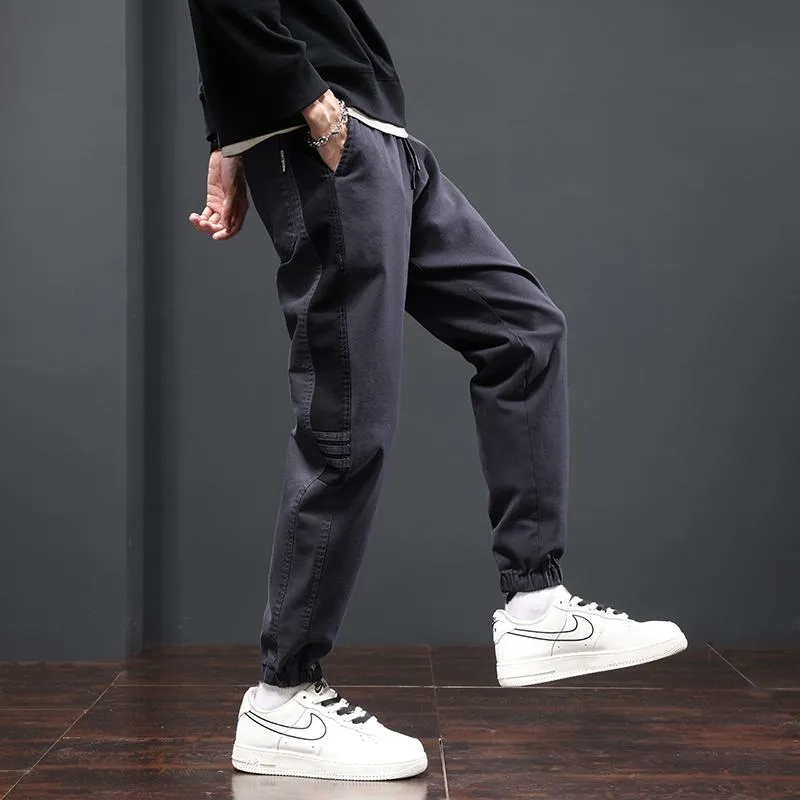 Tapered Loose Fit Slant Pocket Chic Pants