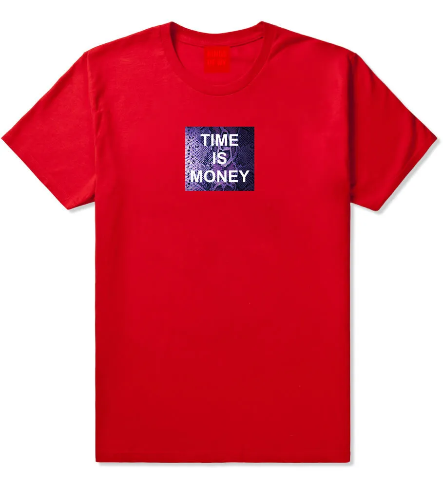 Time Is Money Snakesin Print Boys Kids T-Shirt