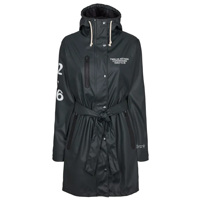 Twelve Sixteen RainX3 - 100% Recycled Dark Green/Black - Woman