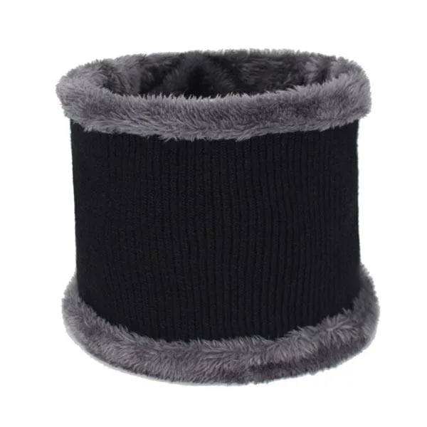 Unisex Winter Wool Beanie Cap and Scarf / Mask Sets