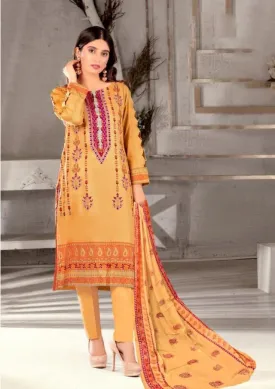 Unstitched Pakistani Pure Cotton suits with cotton dupatta for Women