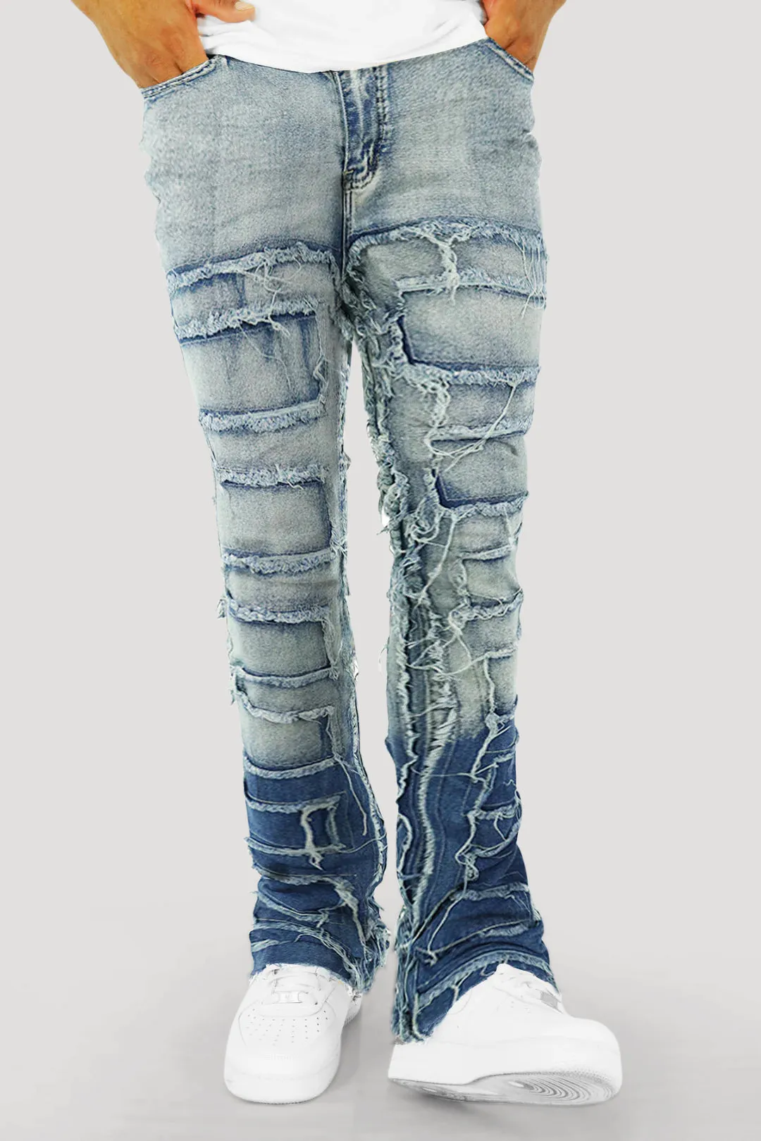 Viper Stacked Denim (Blue Wash)