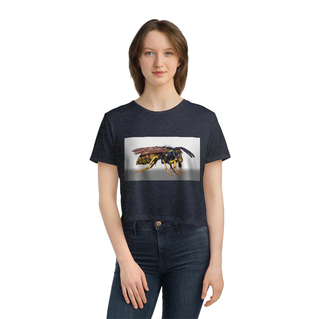 Wasp Women's Flowy Cropped Tee