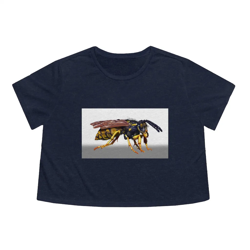 Wasp Women's Flowy Cropped Tee