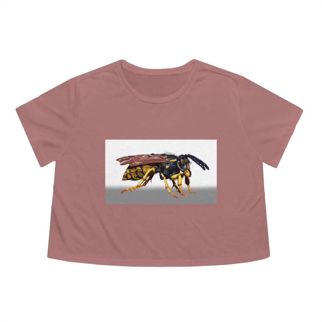 Wasp Women's Flowy Cropped Tee