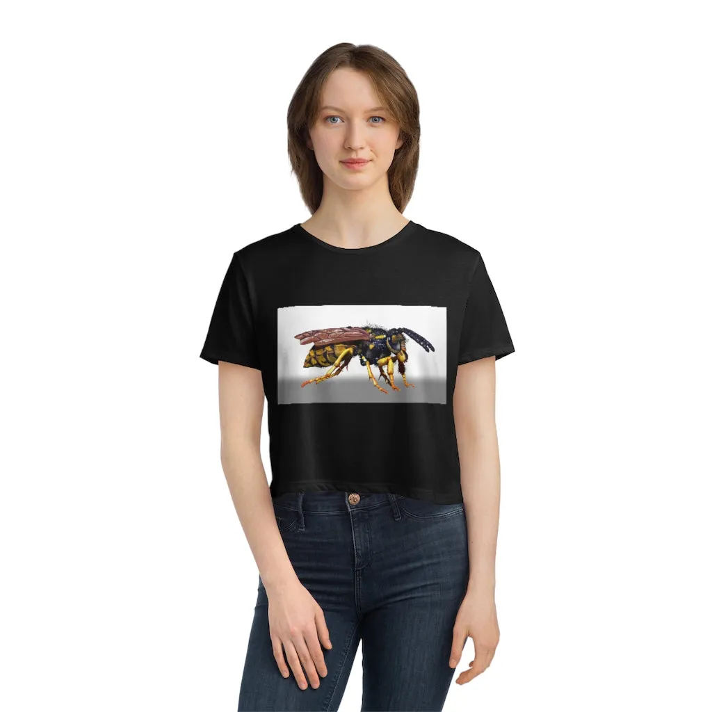 Wasp Women's Flowy Cropped Tee