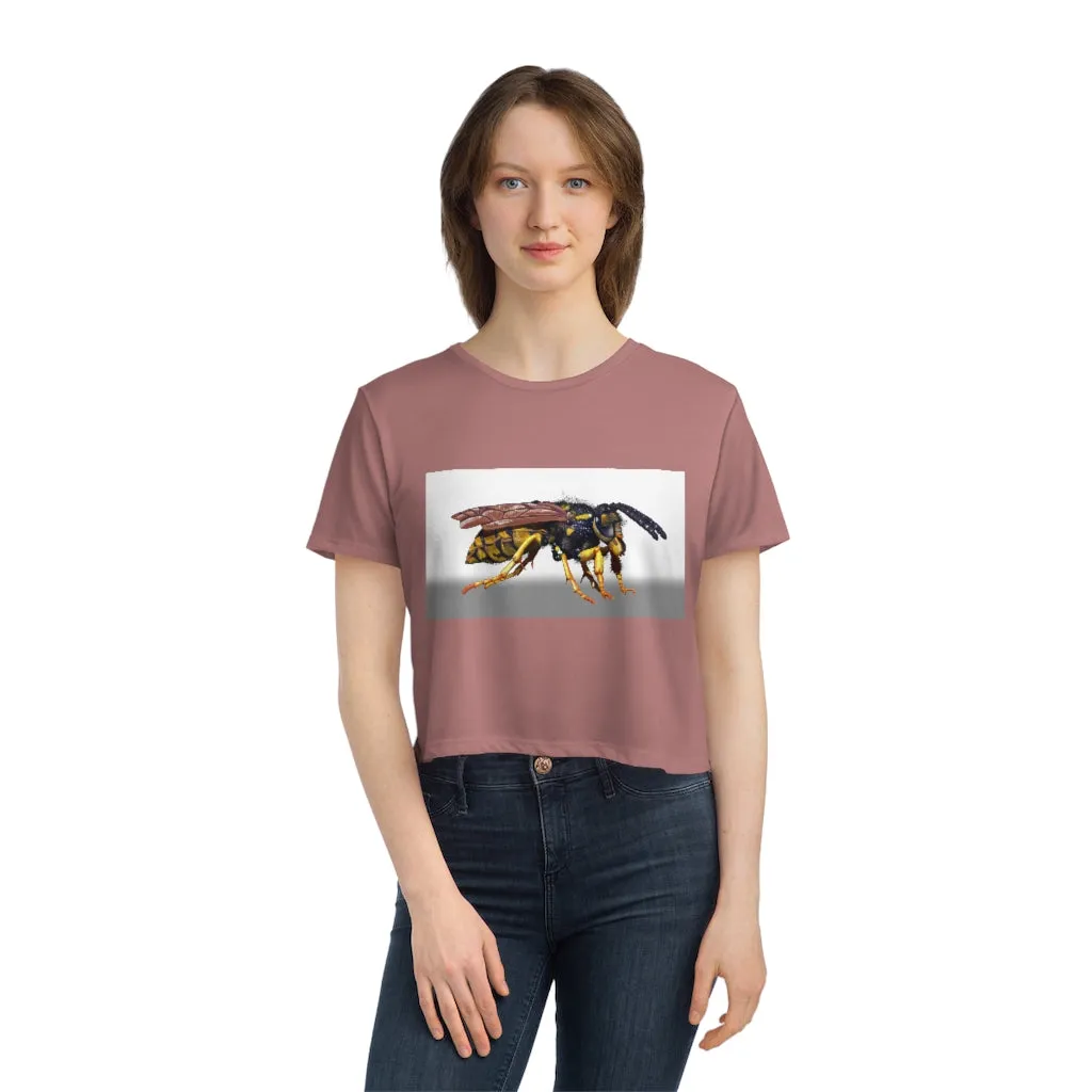 Wasp Women's Flowy Cropped Tee