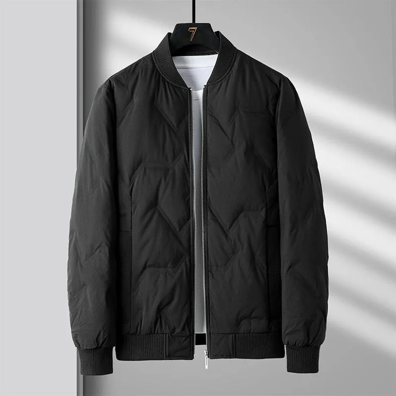 Winter Men's Business Casual Light Thin Warm Down Jacket